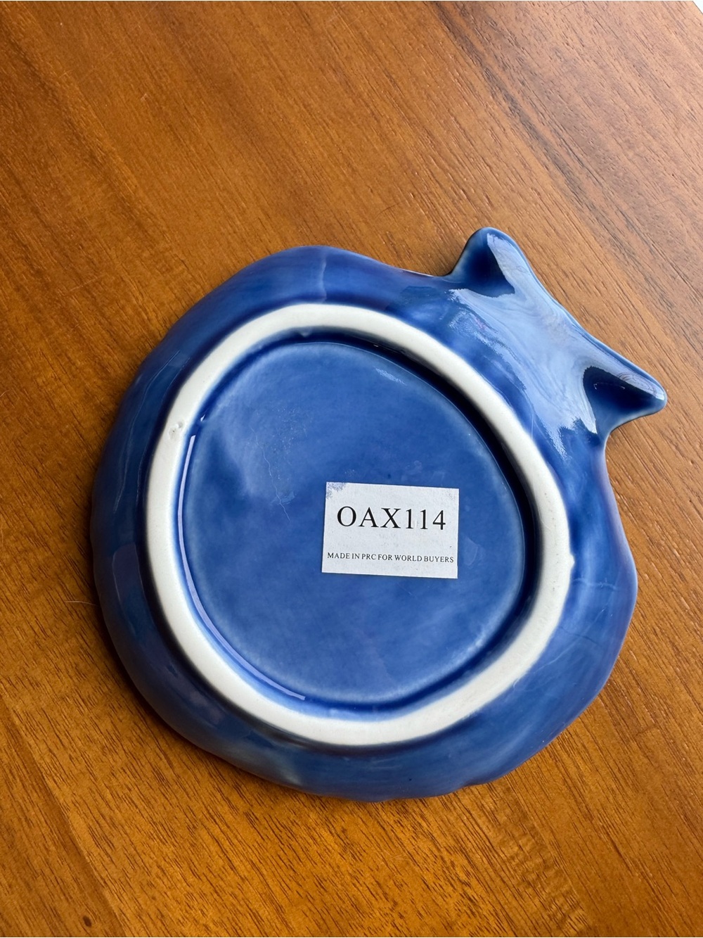 Blue Ceramic Shell Dish - Picture 8 of 10